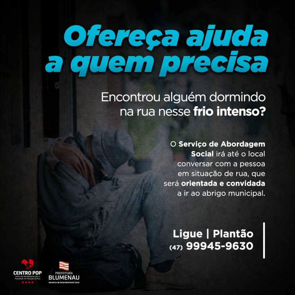 Abordagem Social garante atendimento às pessoas em situação de rua