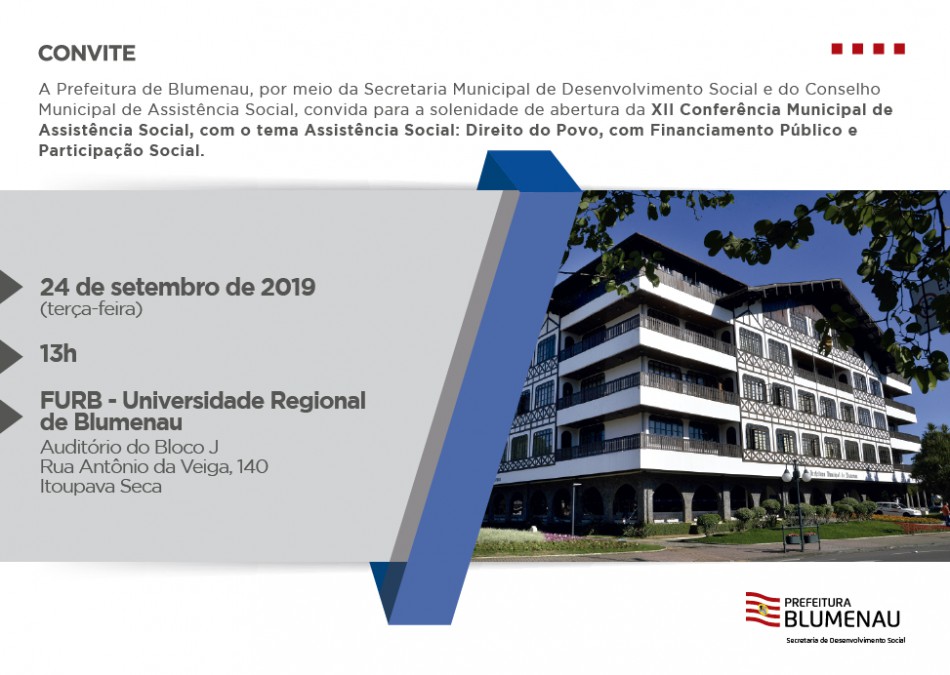 Semudes e CMAS promovem a XII Conferência Municipal de Assistência Social