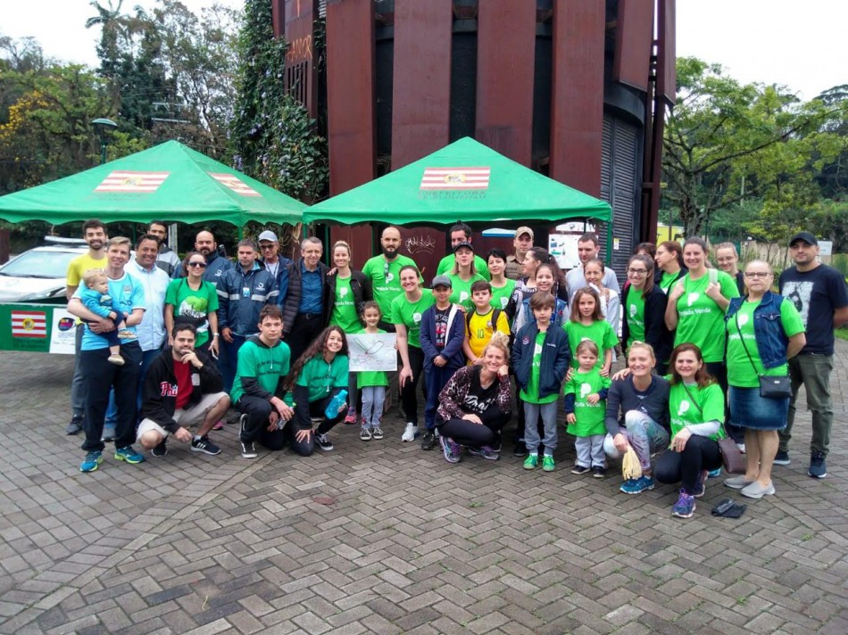 Dia Mundial da Limpeza em Blumenau contou com quase meia tonelada de resíduos recolhidos