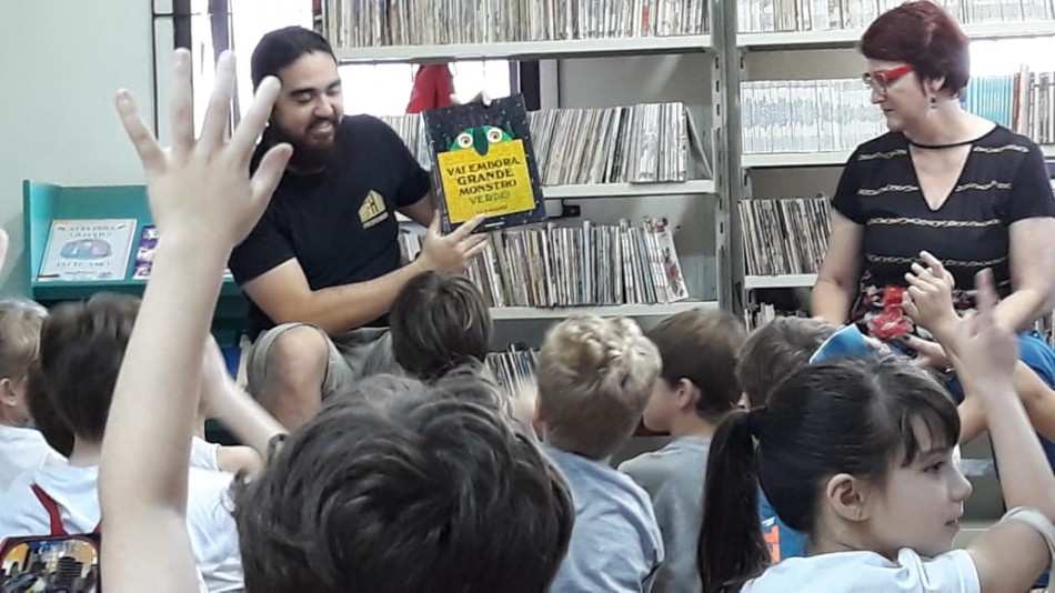 Biblioteca Municipal Dr. Fritz Müller atende 52 alunos