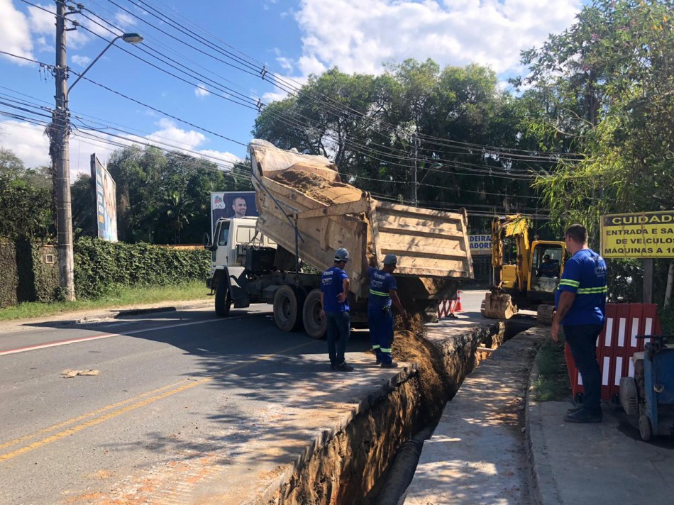Samae inicia expansão da rede de abastecimento para o novo Reservatório Caçadores 
