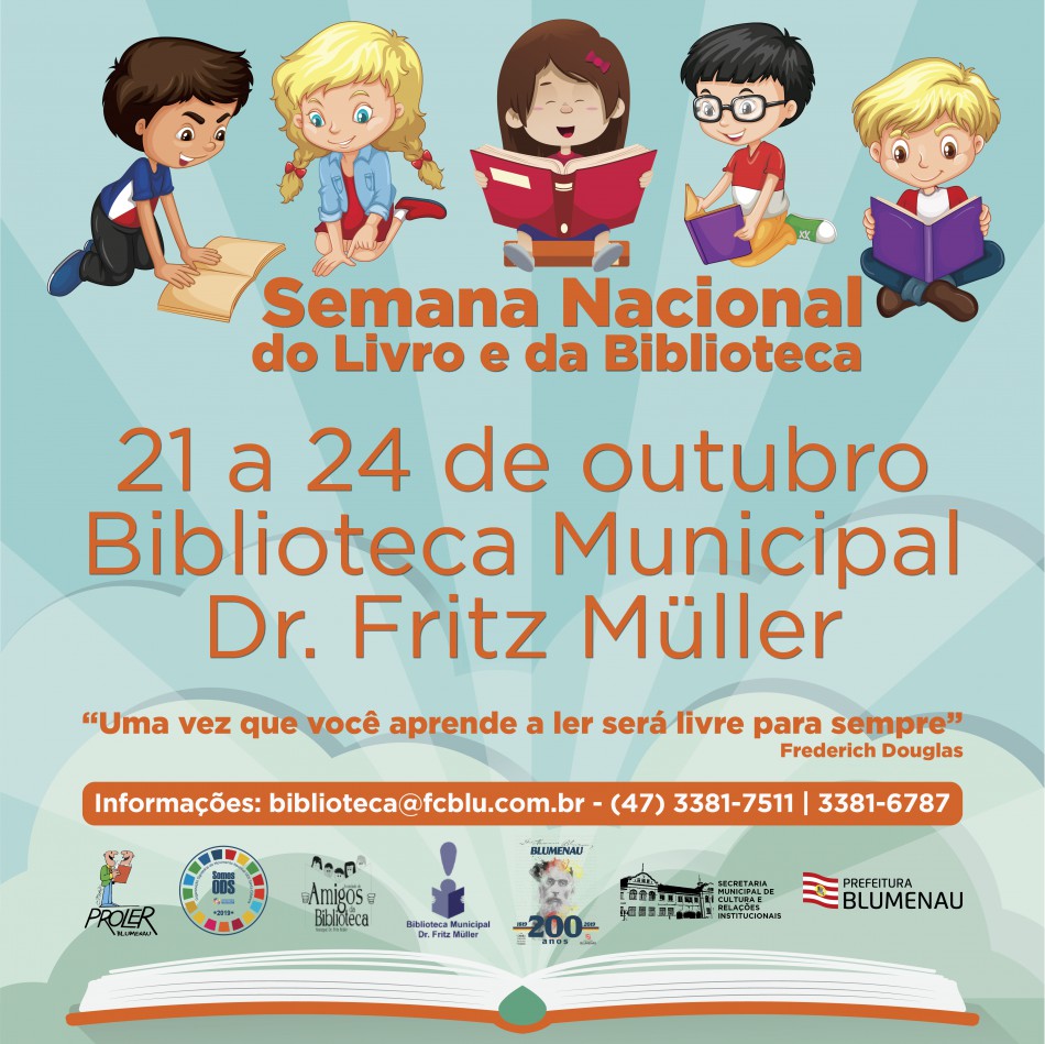 Programação da Semana do Livro começa segunda-feira