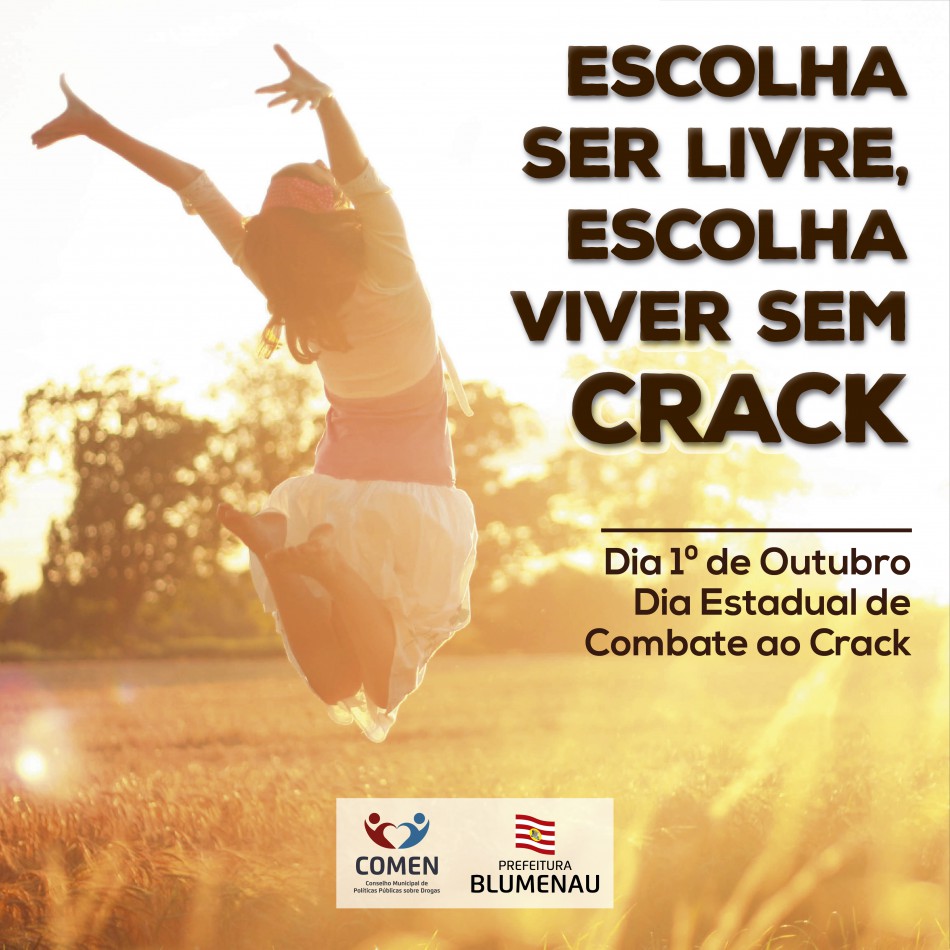 Blumenau terá programação alusiva ao Dia Estadual de Combate ao Crack