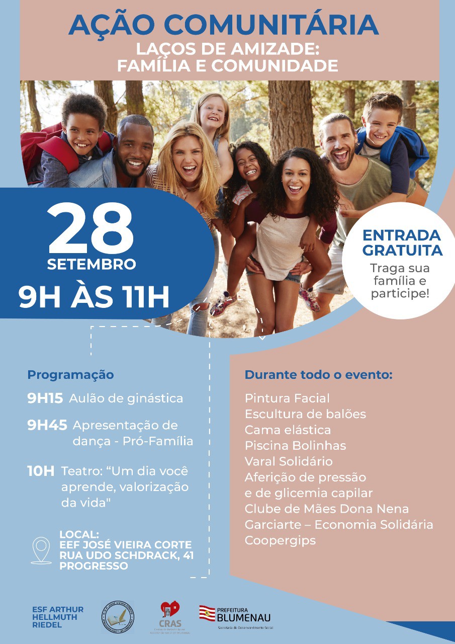 Cras II promove Ação Comunitária neste sábado, dia 28