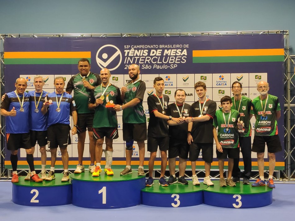 Atletas do paradesporto de Blumenau conquistam medalhas no Campeonato Brasileiro de Tênis de Mesa