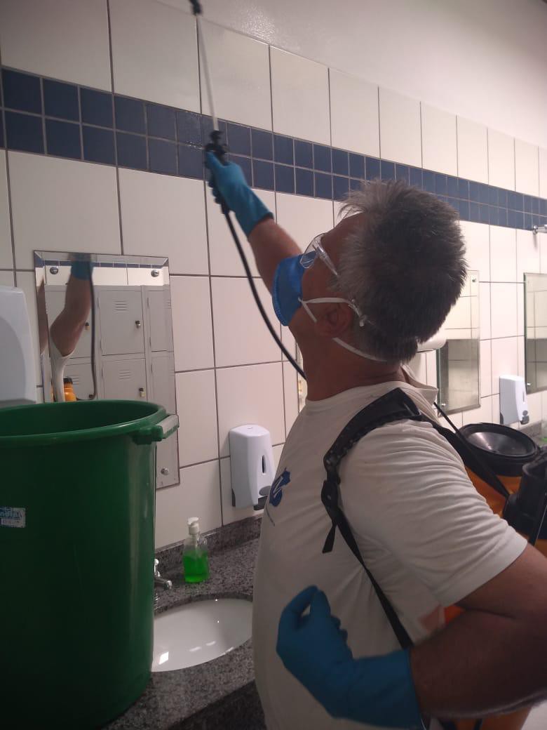 Em prevenção ao coronavírus, Prefeitura sanitiza e higieniza áreas como Parque Ramiro e Ginásio Galegão