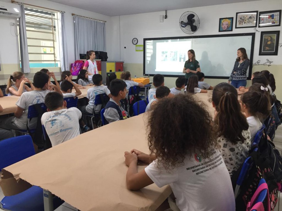 Museu Fritz Müller promove atividades na EEB Professor Vitório Anacleto Cardoso 