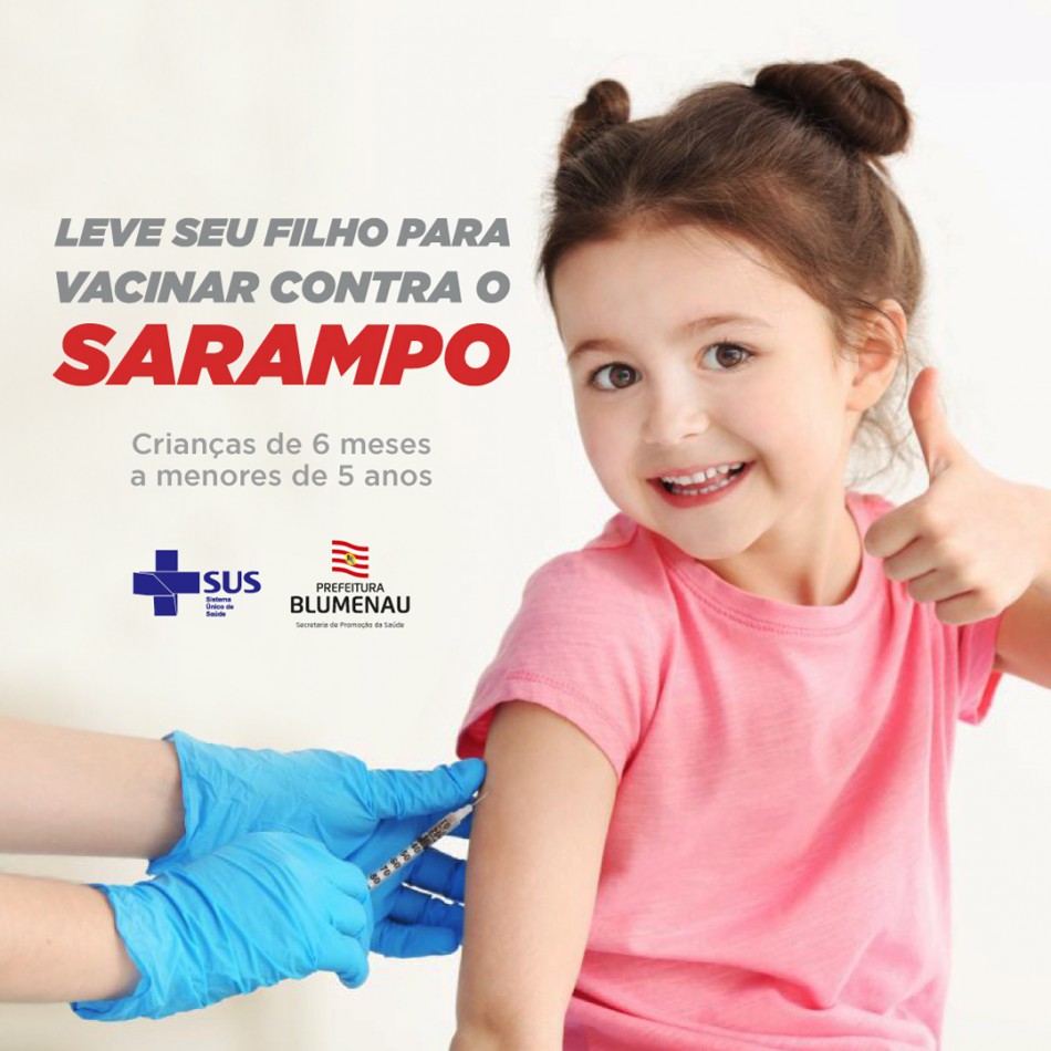 Campanha de vacinação contra Sarampo inicia na próxima semana
