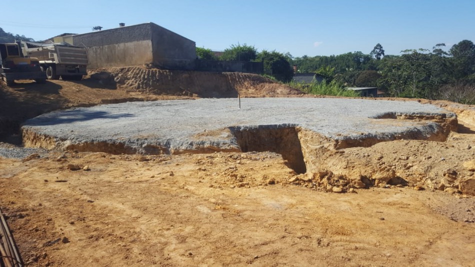 Samae avança nas obras do novo reservatório Itoupavazinha