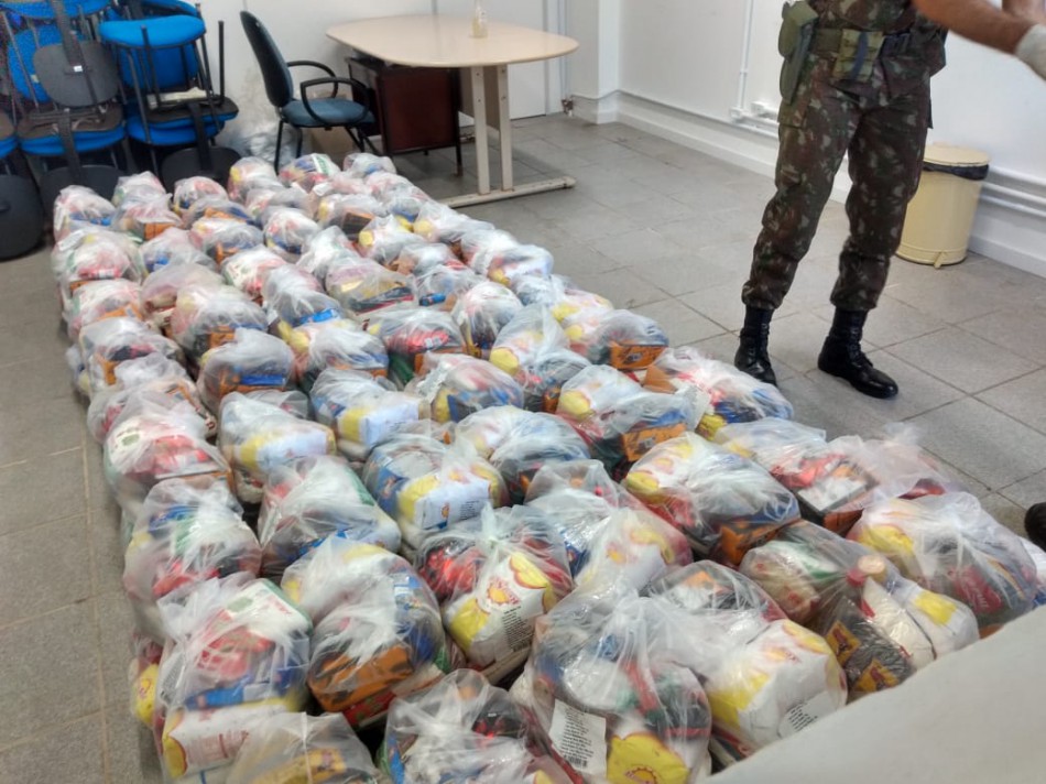 Semudes recebe doação de 125 cestas básicas