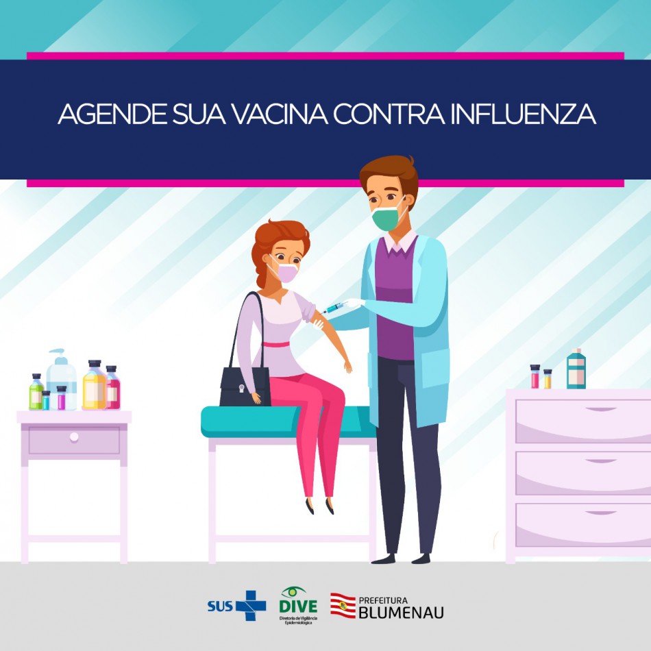 Nova etapa de vacinação contra Influenza tem agendamento disponível
