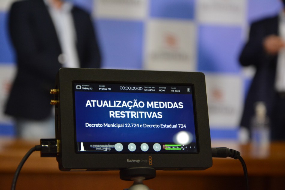 Blumenau adota novas medidas restritivas para enfrentamento da Covid-19