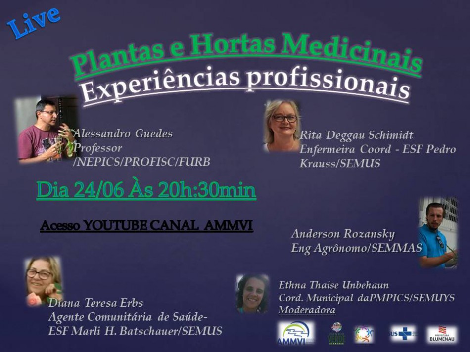 Live apresenta experiências com plantas e hortas medicinais