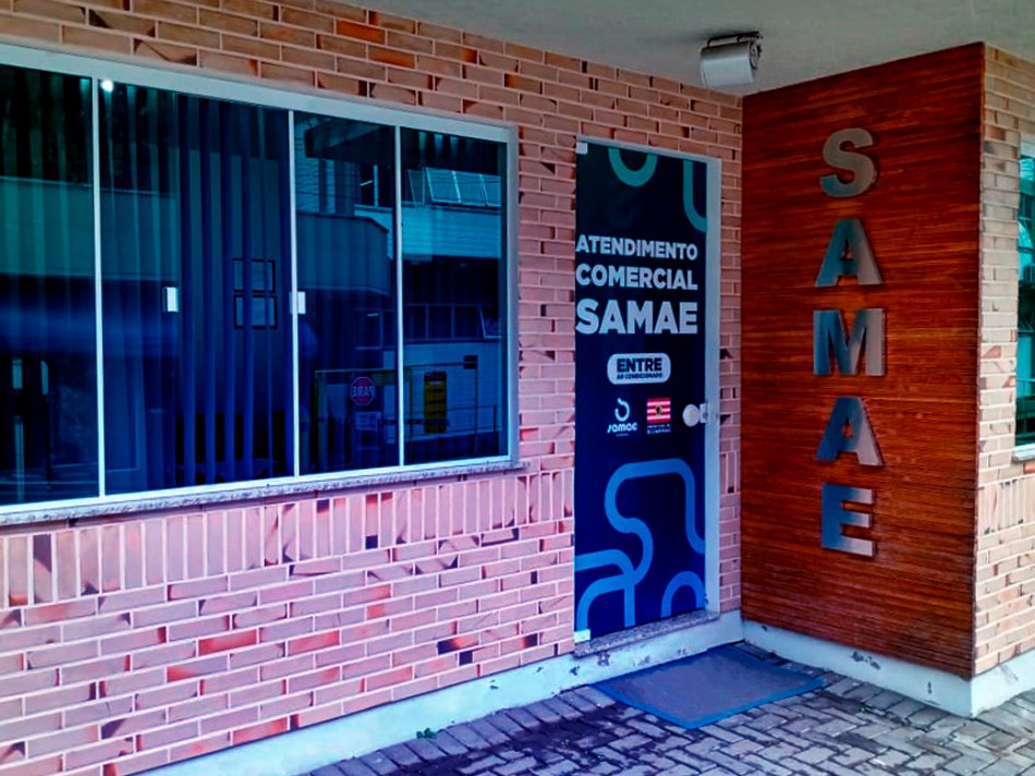 Unidade Comercial do Samae na Rua Bahia passará por desinfecção na segunda-feira, dia 20