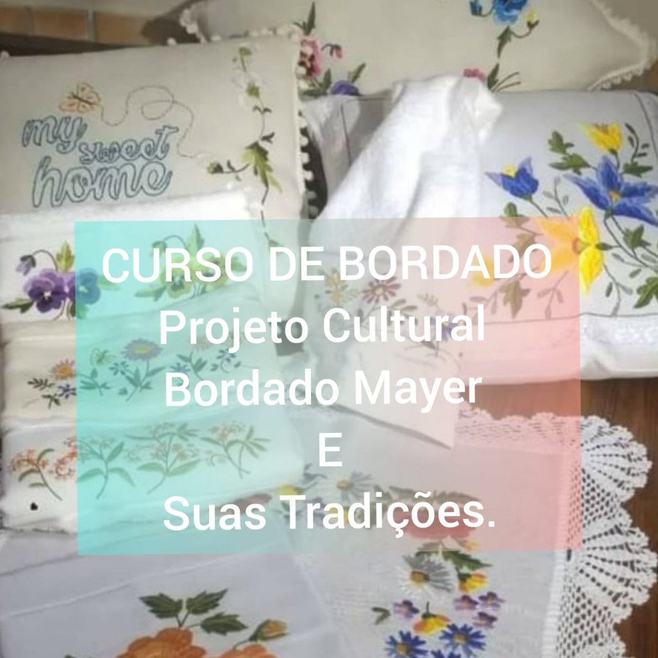 Curso de bordado ensina pontos tradicionais