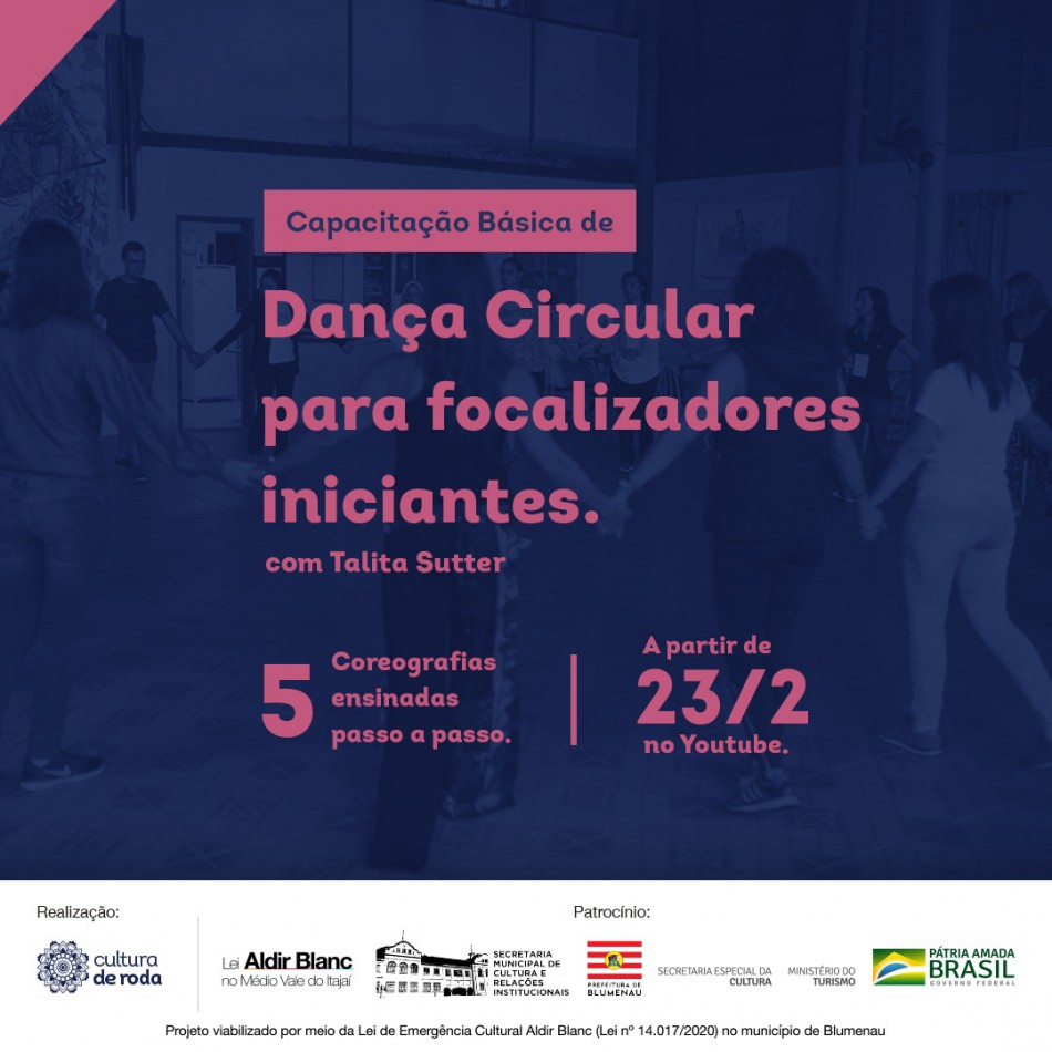 Aulas de Dança Circular começam no dia 23