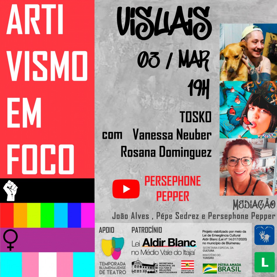 "Artivismo em Foco" faz a terceira transmissão