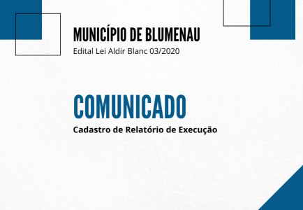 Lei Aldir Blanc disponibiliza cadastro de execução dos projetos