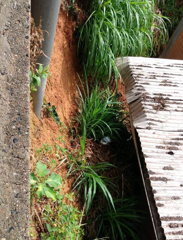 Defesa Civil registra deslizamento de terra e quedas de muros no último fim de semana em Blumenau
