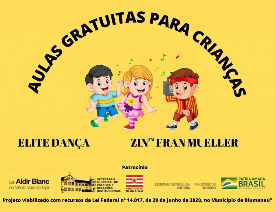 Projeto de dança oferece 20 vagas para crianças