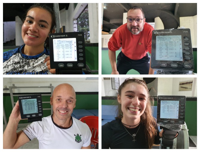Blumenau conquista título em quatro categorias no 3º Desafio Brasil de Remo indoor 2021