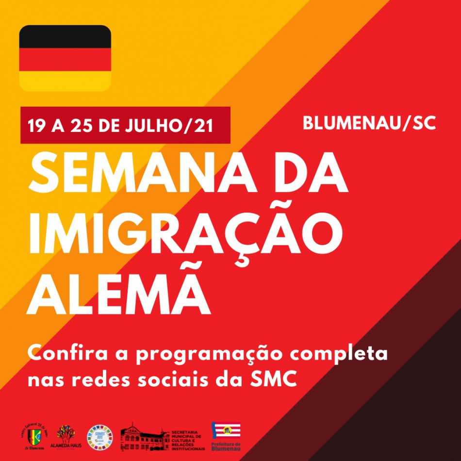 Cultura divulga a programação geral da Semana da Imigração Alemã