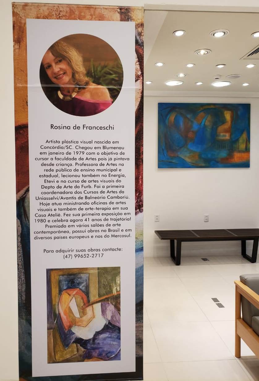 Rosina de Franceschi expõe no Norte Shopping