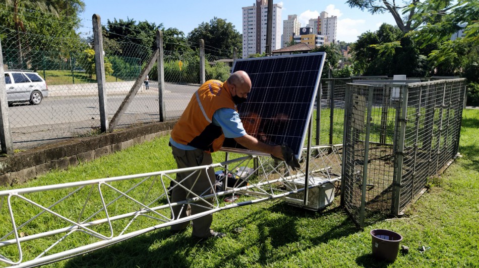 Defesa Civil conclui manutenção nas estações pluviométricas do município