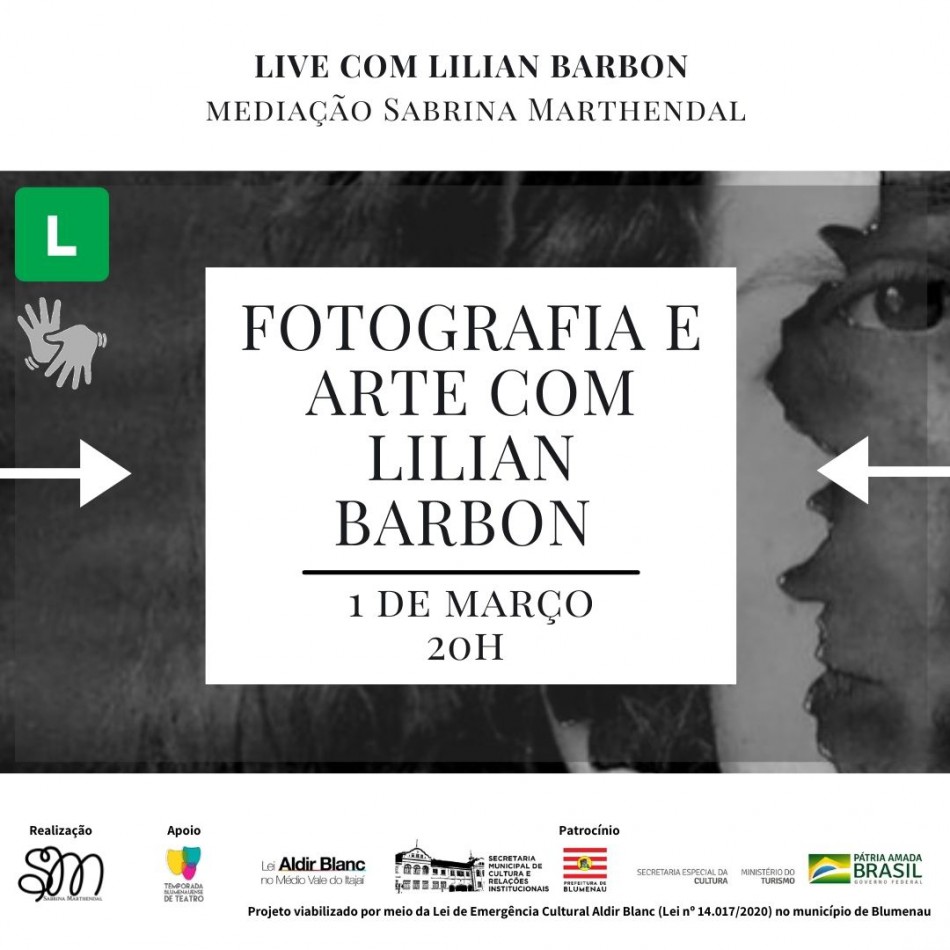 Fotografia e Arte é tema de live com Lilian Barbon