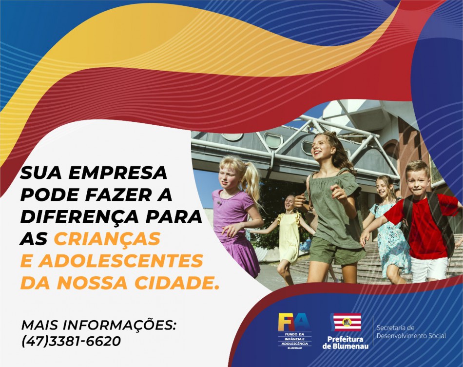 Prefeitura de Blumenau firma parceria com organizações da sociedade civil para beneficiar crianças e adolescentes do município