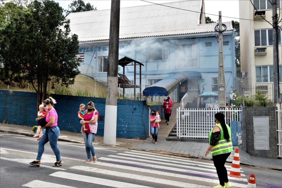 Plano de evacuação na Rede Municipal reúne cerca de 40 mil pessoas entre estudantes e profissionais 