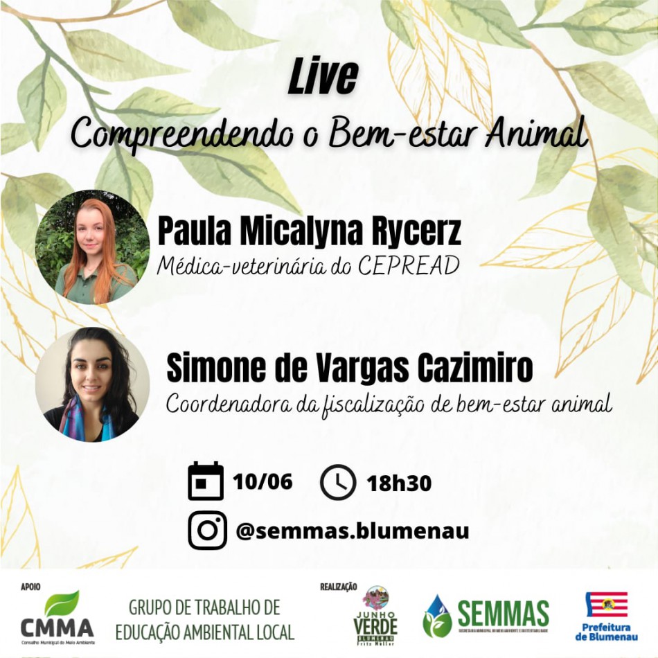 Cepread realiza live sobre bem-estar animal nesta quinta