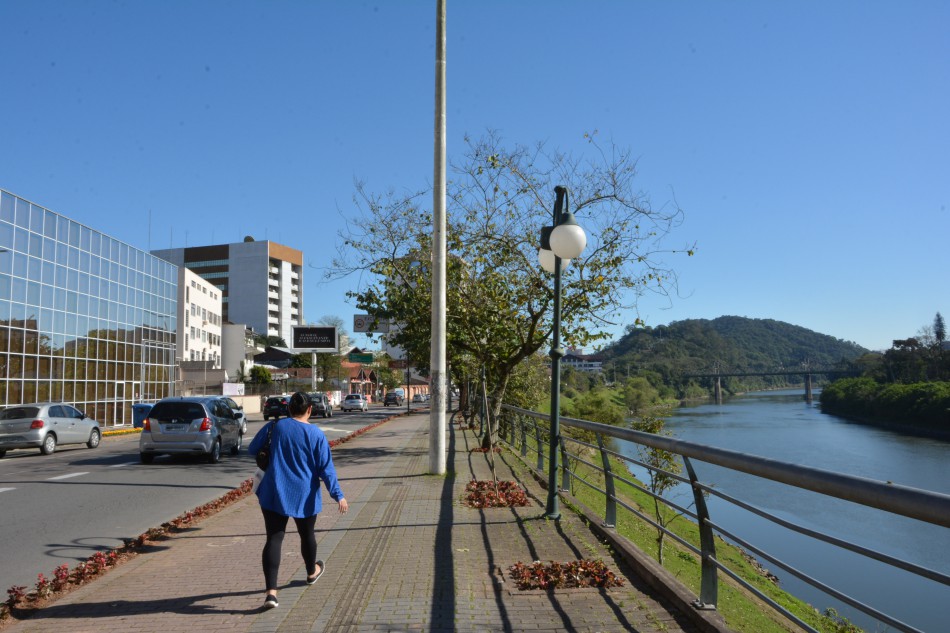 Manutenção no passeio da Beira Rio inicia dia 9 de julho