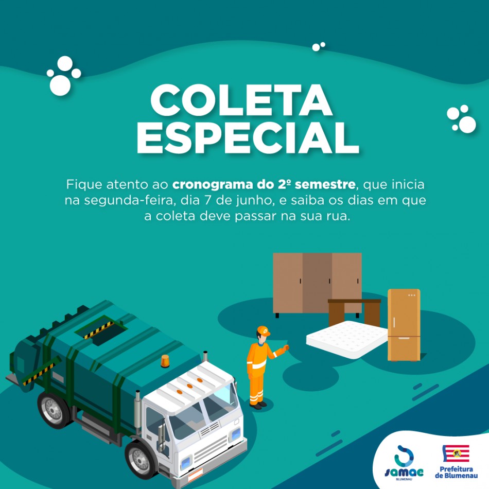 Coleta especial iniciará novo cronograma para o segundo semestre
