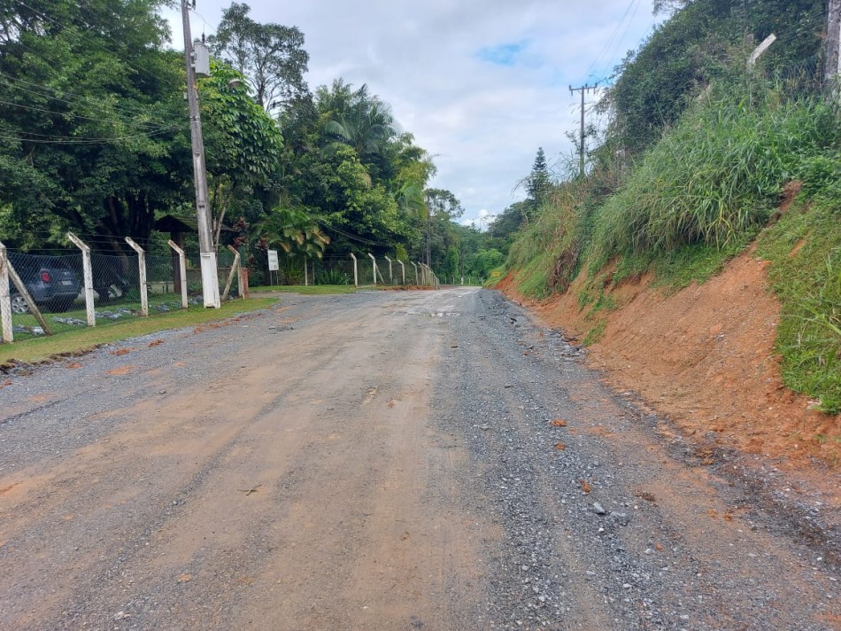 Rua Paulo Litzenberger, no Distrito da Vila Itoupava já está liberada para o tráfego