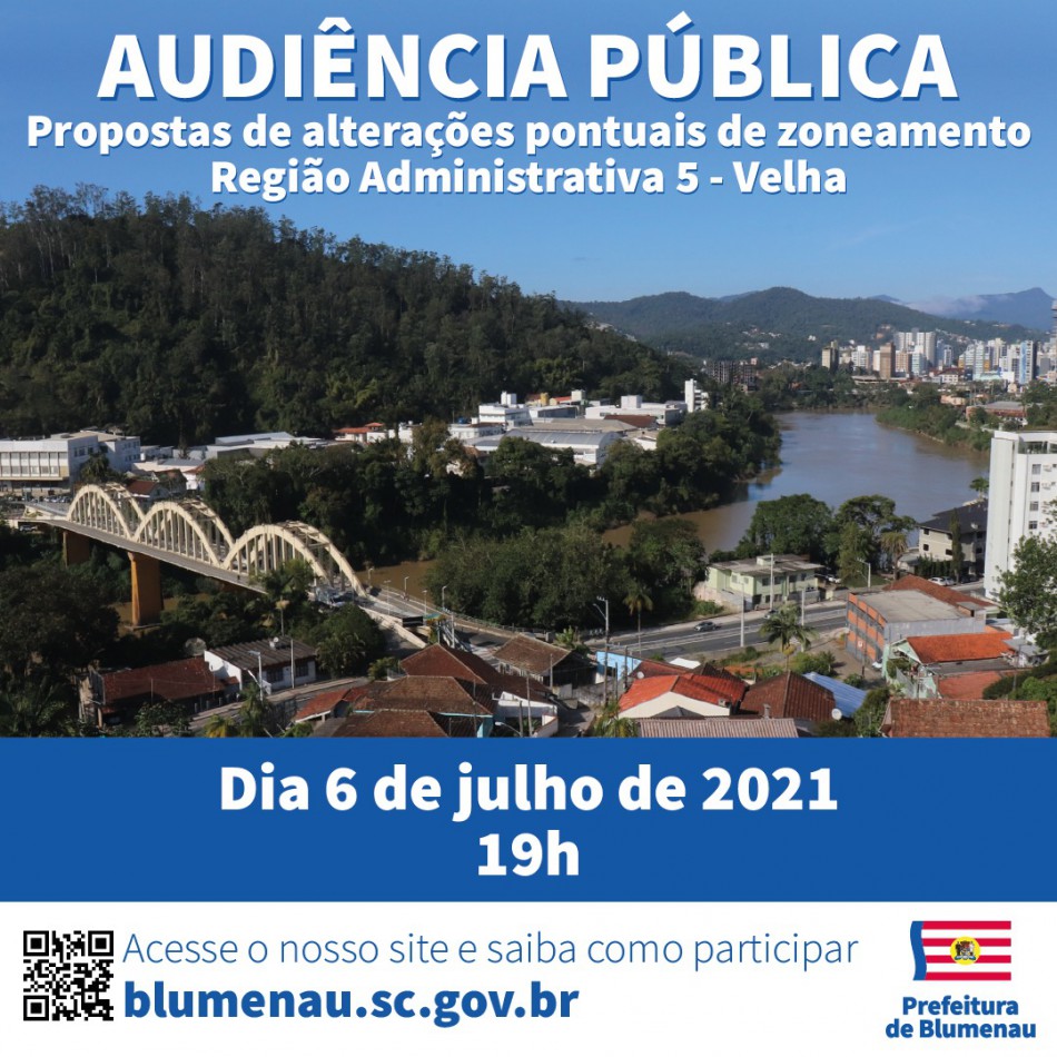 Audiência pública apresenta propostas de alteração de zoneamentos urbanos de áreas e imóveis localizados na Região Administrativa nº 05 - Velha