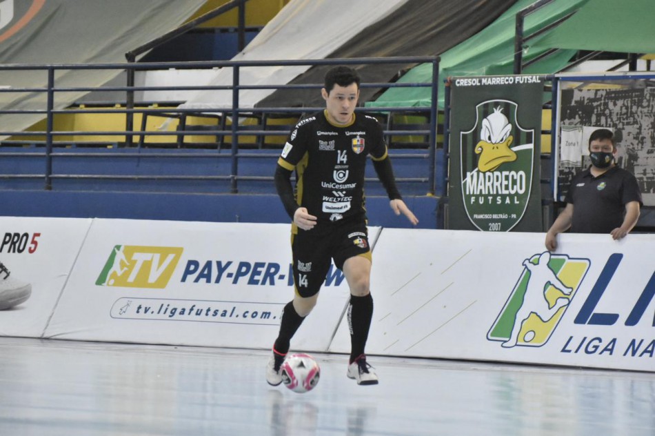 Blumenau Futsal empata fora de casa e segue fora da zona de classificação para os playoffs da Liga Nacional