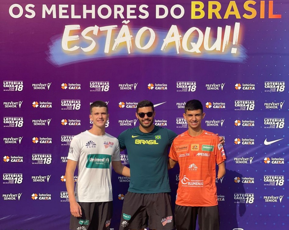 Blumenauenses disputam o Campeonato Brasileiro Sub-18 de atletismo