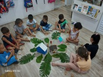 Trabalho sobre cogumelos promove descobertas e experiências no CEI Profª Lenyr Peiter Starke