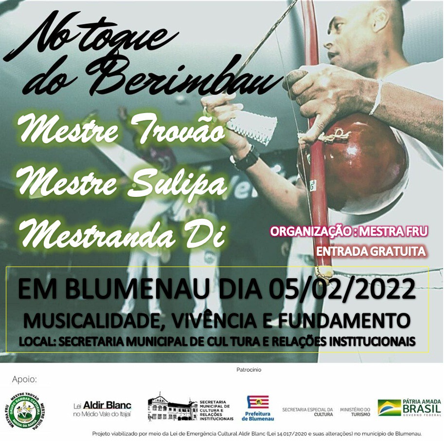 "No toque do berimbau" reúne fãs da capoeira