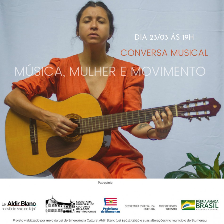 Bruna Hedler leva Conversa Musical à Secretaria de Cultura