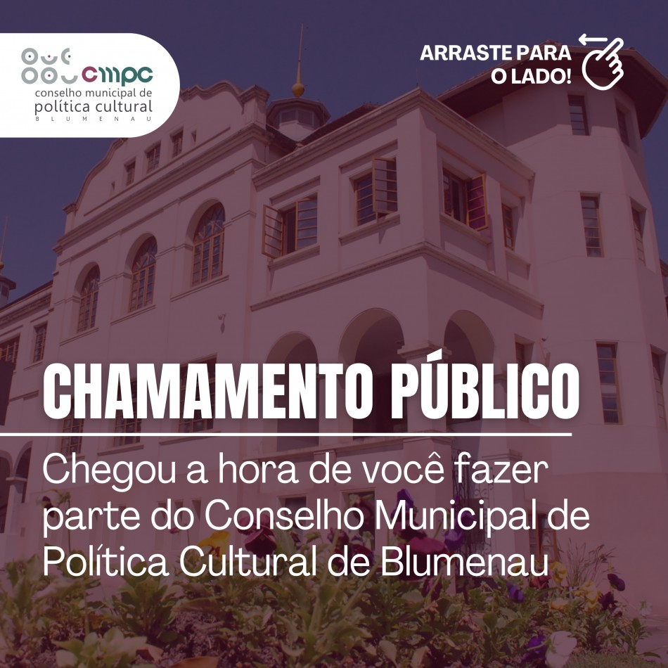 Conselho Cultural divulga prévia dos inscritos às vagas remanescentes
