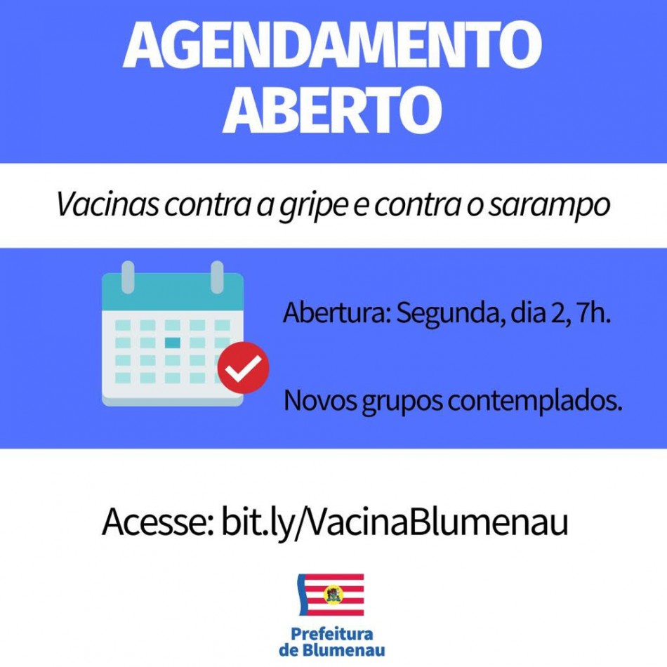 Blumenau aplicou cerca de 10 mil imunizantes no dia D de vacinação contra a gripe, sarampo e outras doenças