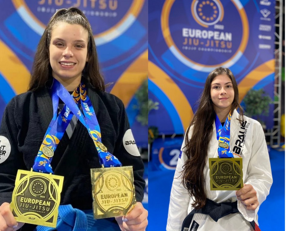 Atletas de Blumenau conquistam medalhas no Campeonato Europeu de Jiu-Jitsu