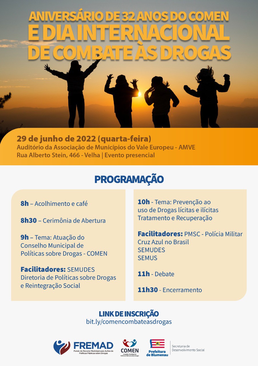 Conselho de Políticas sobre Drogas celebra 32 anos de atuação