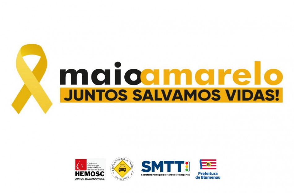 Movimento Maio Amarelo Blumenau faz campanha de doação de sangue e arrecadação de tampinhas