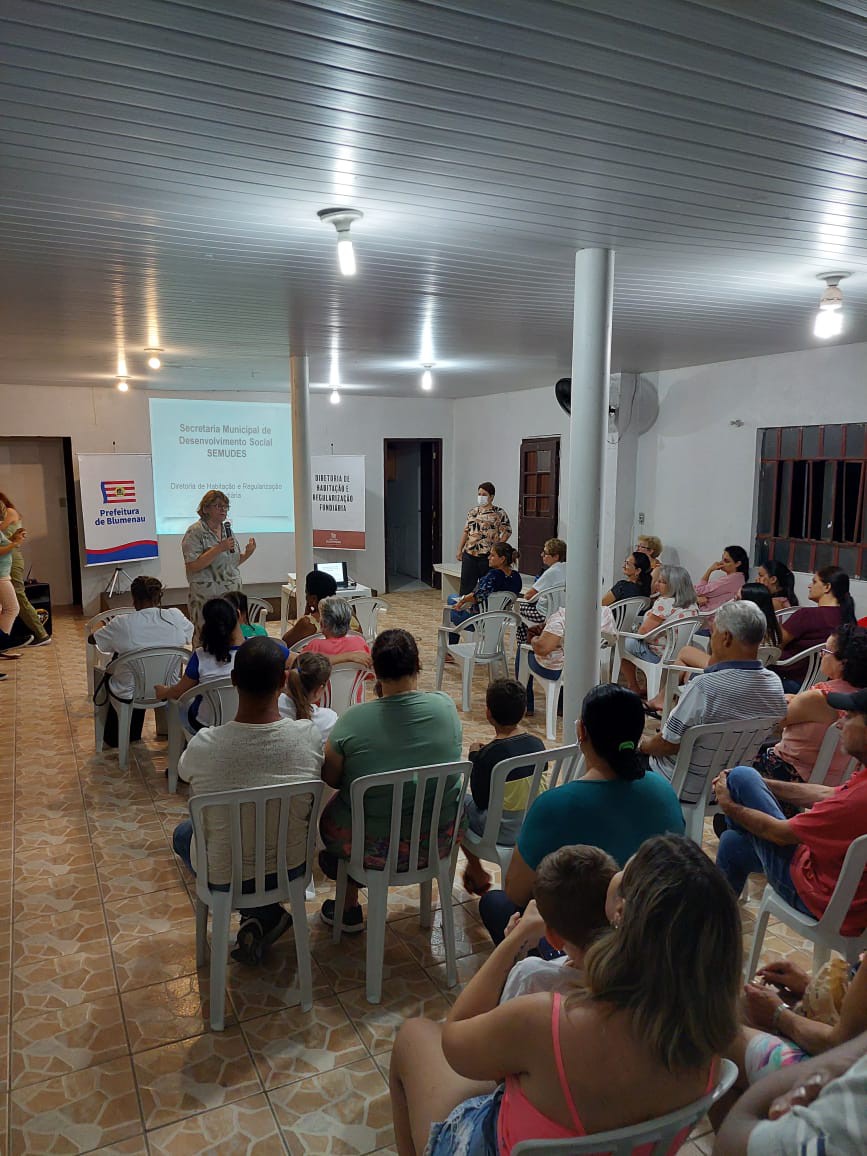 Semudes apresenta a Reurb para a comunidade da Fritz Koegler