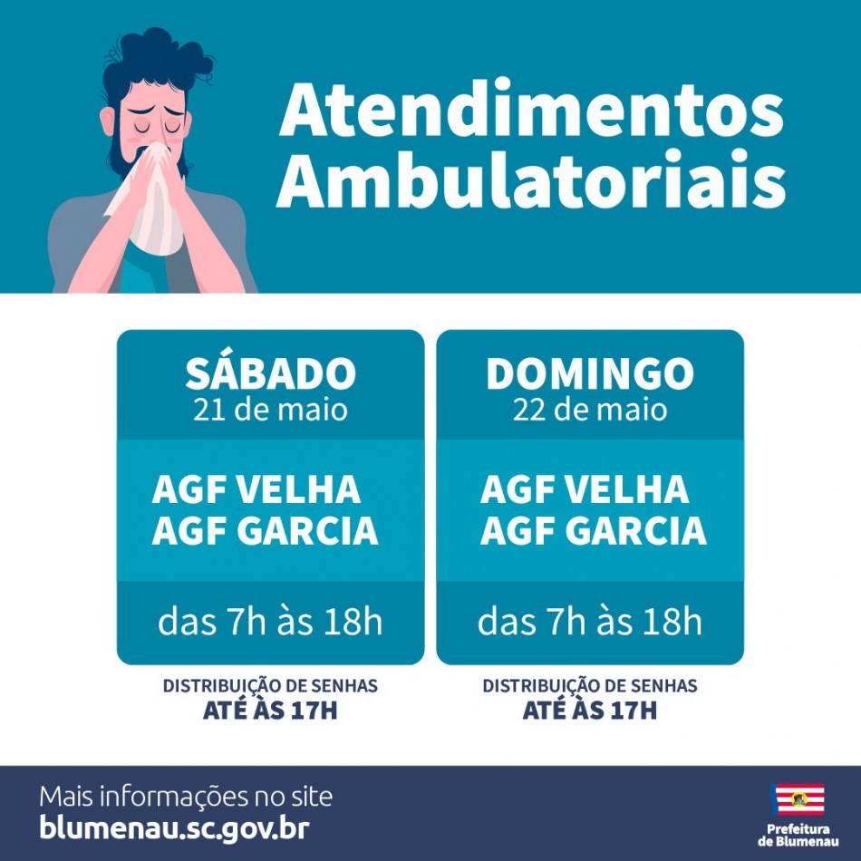 Blumenau amplia atendimento ambulatorial neste fim de semana