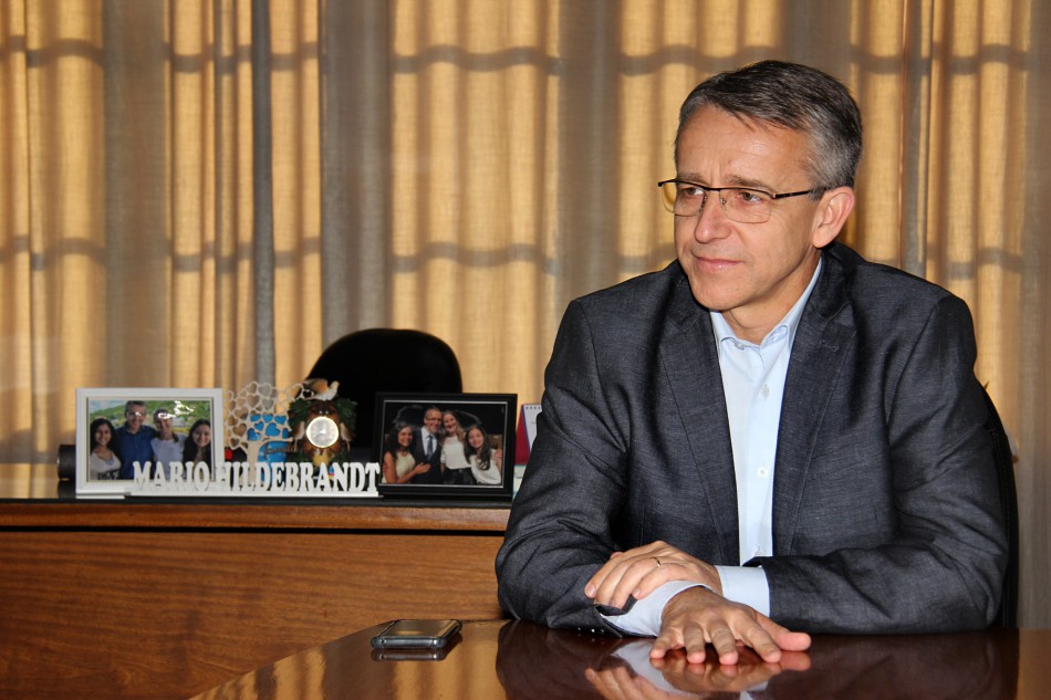 Prefeito Mário Hildebrandt testa positivo para Covid-19