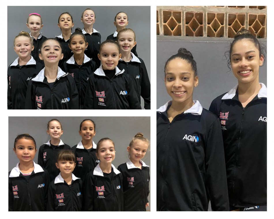 Equipe de ginástica rítmica da AGIN se apresenta em duas competições em Florianópolis